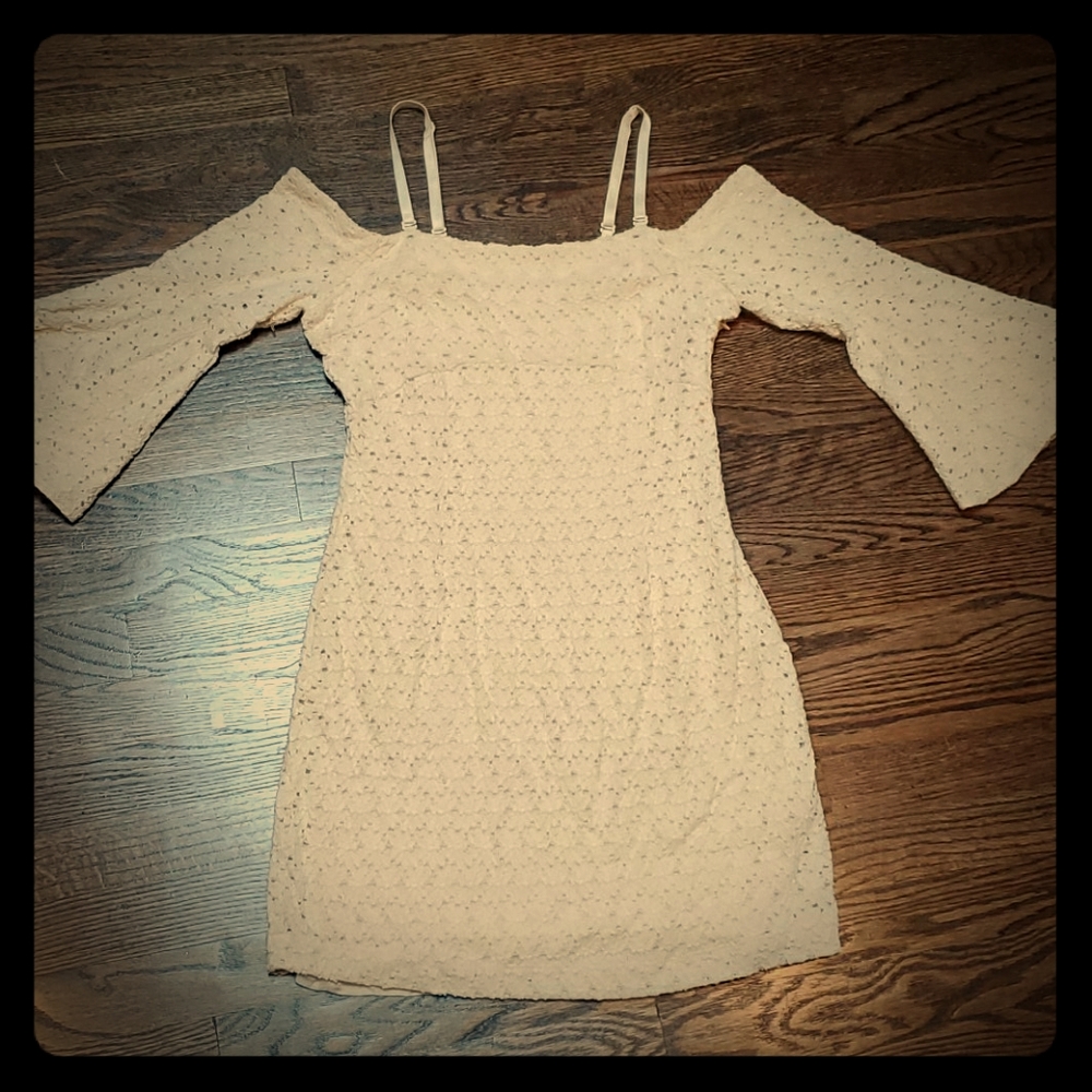 Free People Bell Sleeve Mini Dress